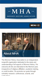 Mobile Screenshot of mormonhistoryassociation.org